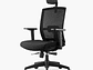 SILLA OFICINA TAYLOR SYNCRO NEGRO CON CABECERO FORM - Miniatura 2