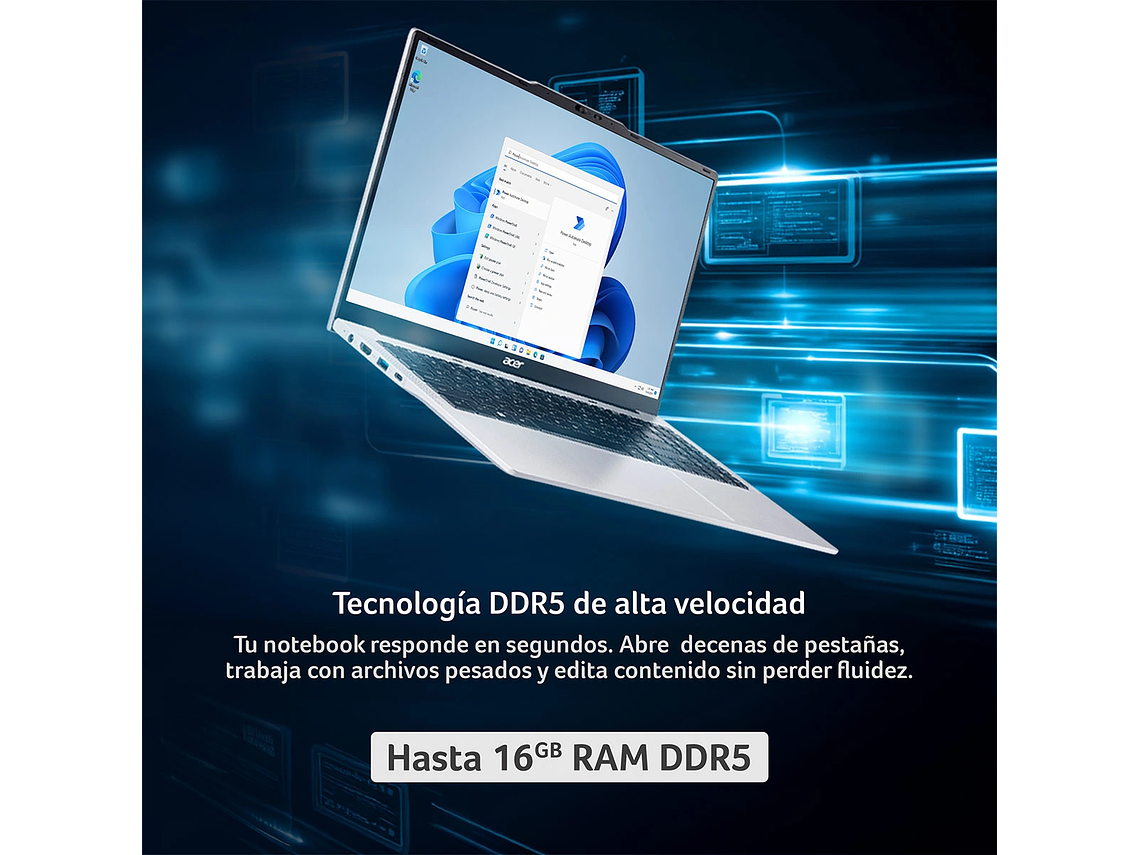 NOTEBOOK ACER ASPIRE LITE AL14-31P-MG40-1 INTEL CORE I3 8GB RAM 512GB SSD 14'' 6