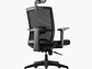 SILLA OFICINA TAYLOR SYNCRO NEGRO CON CABECERO FORM - Miniatura 5