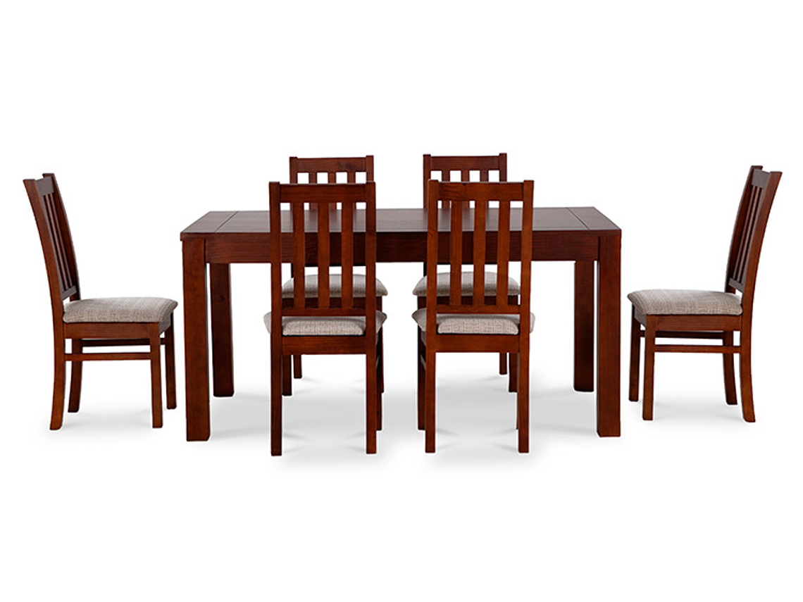 JUEGO DE COMEDOR CIC ÑUBLE 6 SILLAS 7