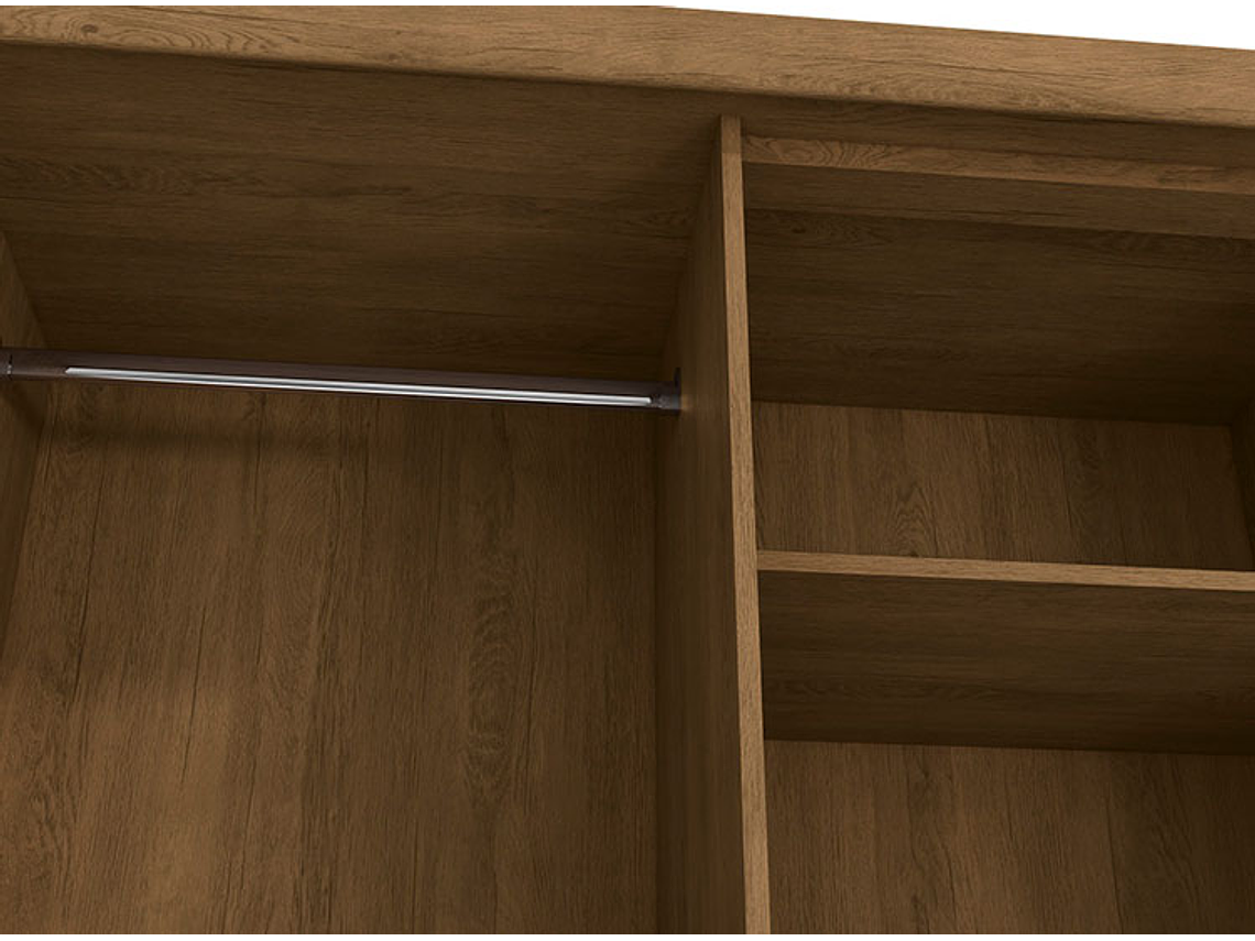 CLOSET YARDAS FREIJO S453 4 PUERTAS 4 CAJONES NEGRO MATE 4