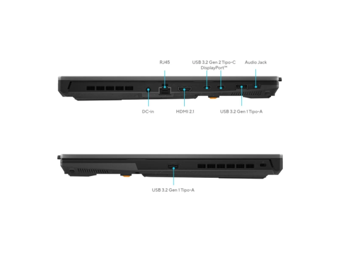 NOTEBOOK GAMER ASUS TUF F15 FX507VU-LP186W, 16'/16GB / 512GB 3