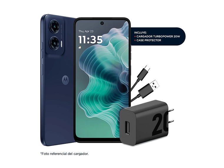 CELULAR MOTOROLA G35 5G 4 GB 128 GB EN COLOR NEGRO 6