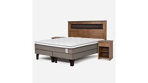 JUEGO DE DORMITORIO ROSEN CAMA EUROPEA NEW STYLE 6 KING + SET FERRARA