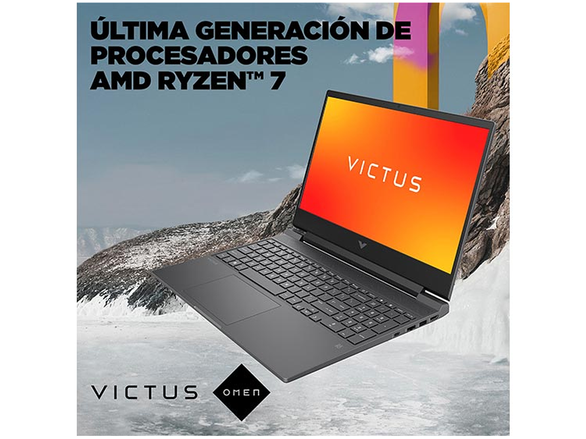NOTEBOOK GAMER HP VICTUS 15-FB0131LA AMD RYZEN 7 16GB RAM 512GB SSD NVIDIA RTX 3050 15.6 3