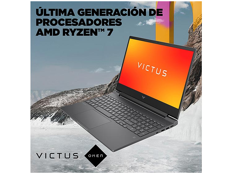 NOTEBOOK GAMER HP VICTUS 15-FB0131LA AMD RYZEN 7 16GB RAM 512GB SSD NVIDIA RTX 3050 15.6 3