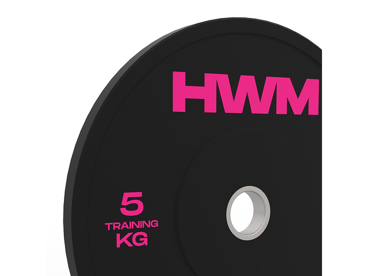 Par Bumper Plates Pink Color 5kg | HWM® 1