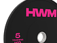 Par Bumper Plates Pink Color 5kg | HWM® - Miniatura 1