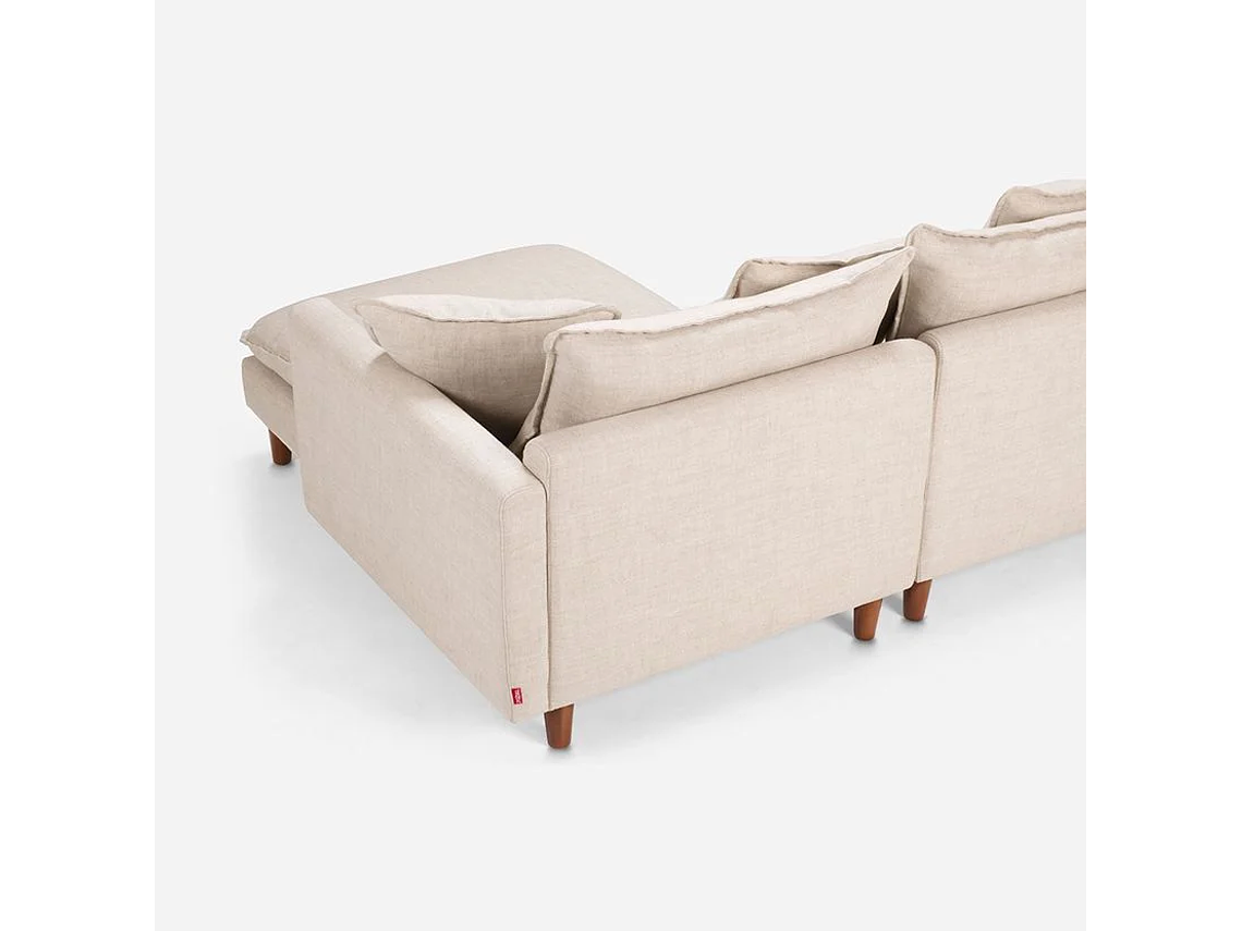 SOFÁ SECCIONAL ROSEN DUNSTER DERECHO 3 CUERPOS BEIGE 4