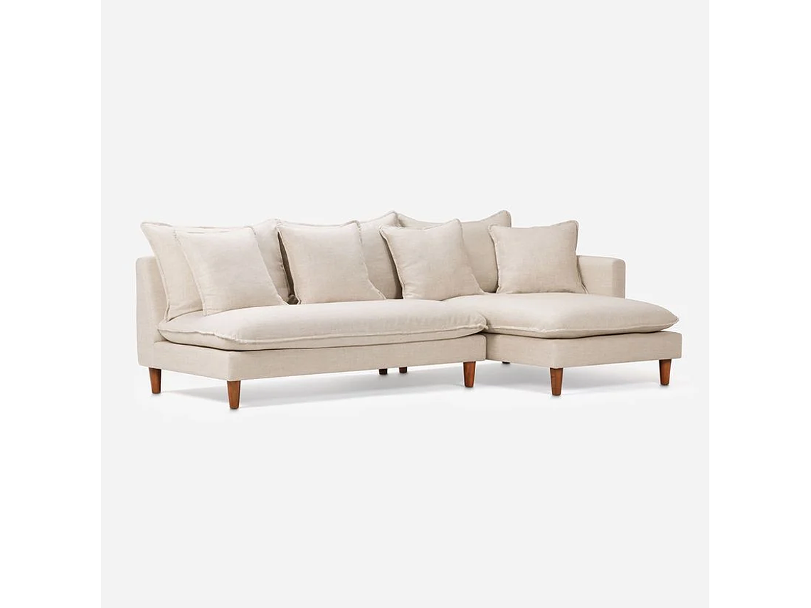 SOFÁ SECCIONAL ROSEN DUNSTER DERECHO 3 CUERPOS BEIGE 6