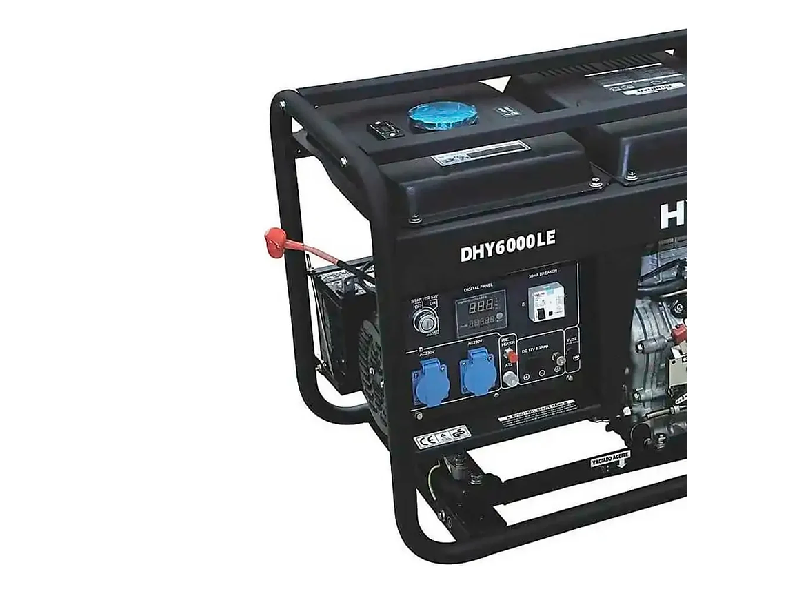 GENERADOR HYUNDAI 5/5.5 KW P/ELECTRICA ABIERTO DIESEL 3