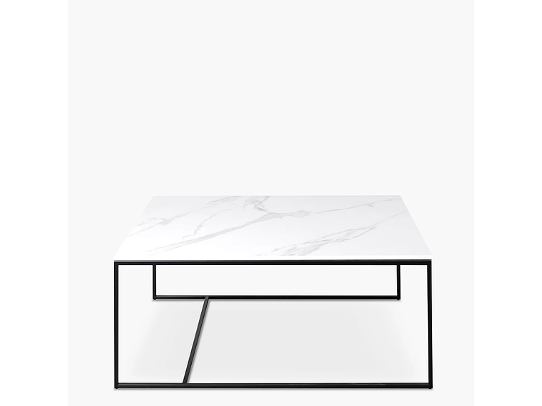 MESA DE CENTRO FORM DESIGN ALONZA TIPO MÁRMOL 90 BLANCO CERÁMICA 2