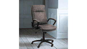 SILLA DISEÑO HOME OFFICE YORK GRIS OSCURO FORM