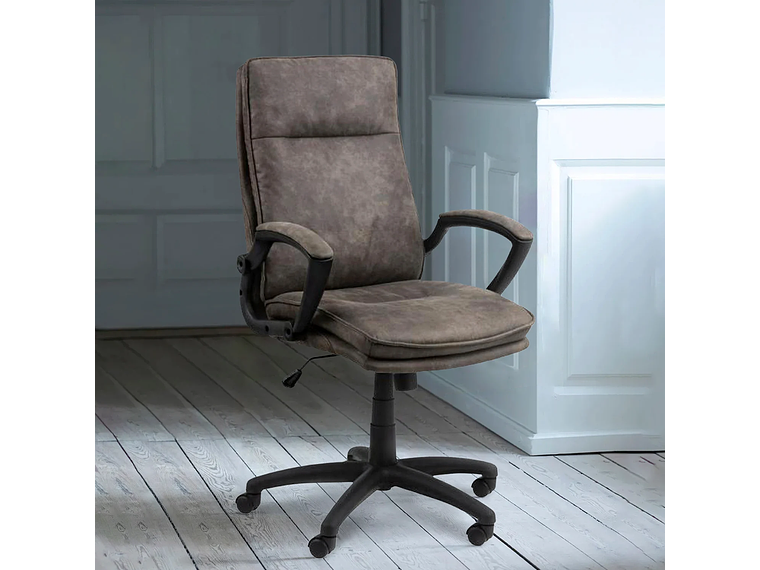 SILLA DISEÑO HOME OFFICE YORK GRIS OSCURO FORM 2