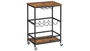 BAR MOVIL ESTILO INDUSTRIAL