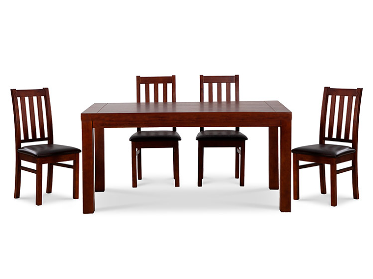  JUEGO DE COMEDOR CIC ÑUBLE PU 6 SILLAS CHOCOLATE 11