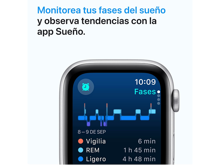 RELOJ APPLE WATCH SE 2.ª GEN (GPS) ALUMINIO 40MM - S/M - MIDNIGHT 5