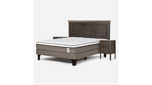 JUEGO DE DORMITORIO ROSEN CAMA EUROPEA NEW STYLE 6 BN 2 PLAZAS + SET ANNA