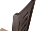 SILLAS ARTHOME PASCAL MADERA CHOCOLATE PACK 4 TAPIZ BEIGE JASPEADO - Miniatura 2