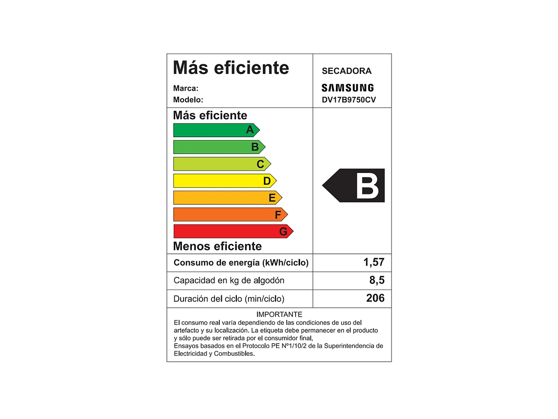 SECADORA BESPOKE 17KG CON SISTEMA DE SECADO INTELIGENTE 4