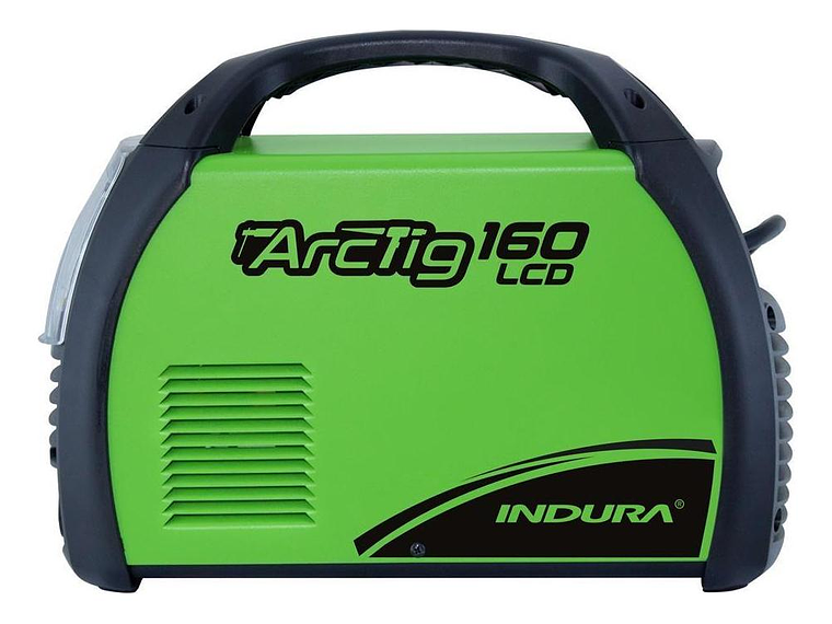 SOLDADORA INVERTER 160A INDURA CON PANTALLA LCD PROTECCION SOBRECARGA 3