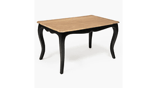 MESA COMEDOR VITTORIA RECTANGULAR NEGRA 135X85X75