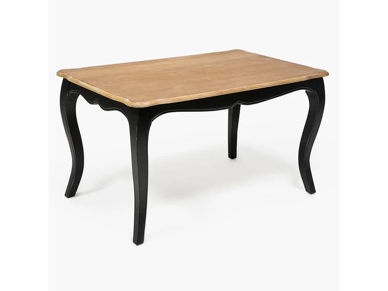 MESA COMEDOR VITTORIA RECTANGULAR NEGRA 135X85X75 1