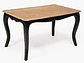 MESA COMEDOR VITTORIA RECTANGULAR NEGRA 135X85X75 - Miniatura 1