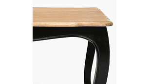 MESA COMEDOR VITTORIA RECTANGULAR NEGRA 135X85X75