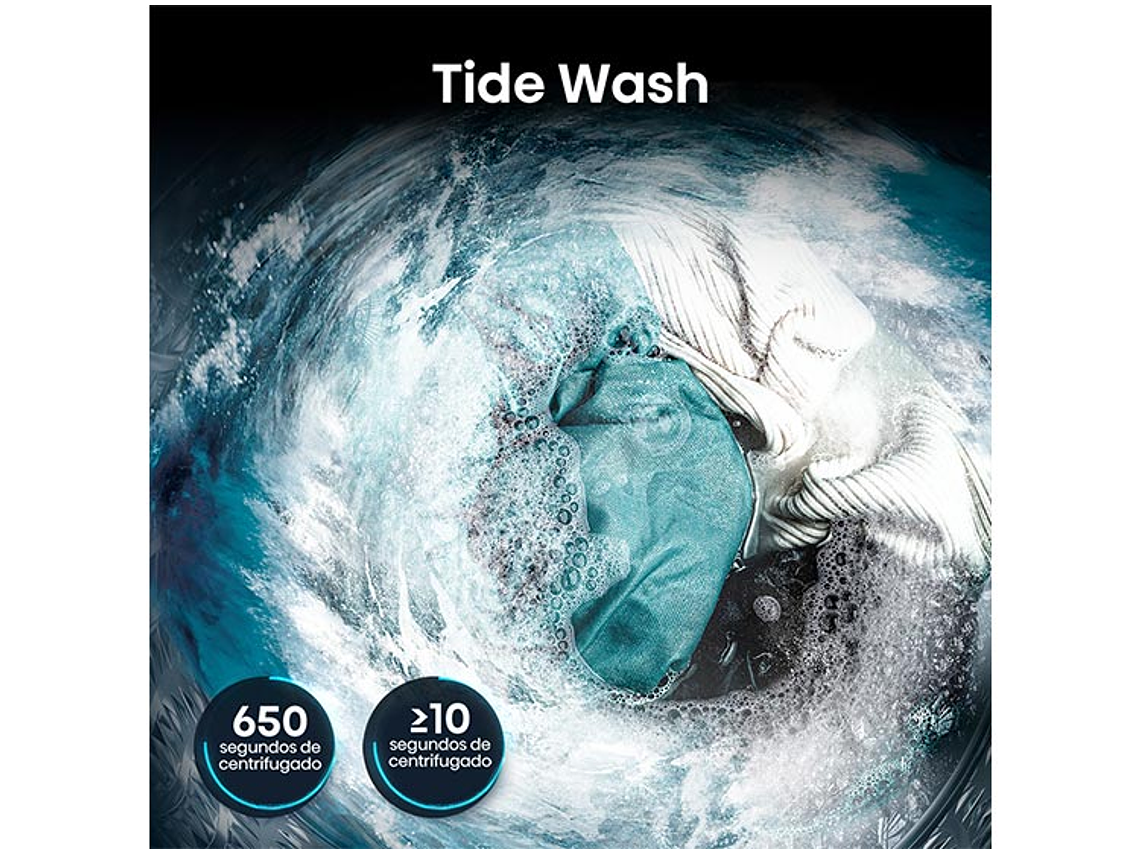 LAVADORA CARGA SUPERIOR HISENSE WT3T2325DB 23KG NEGRO 5