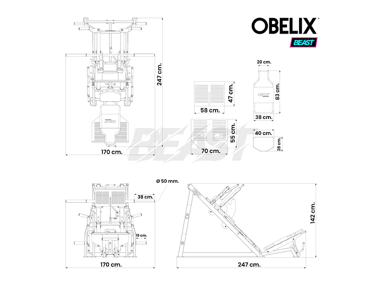 Dual Prensa Hack Beast | Obelix 2