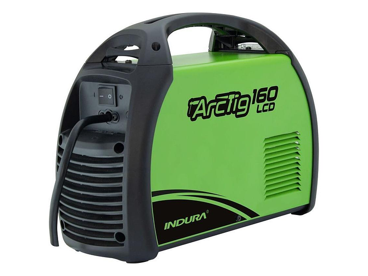 SOLDADORA INVERTER 160A INDURA CON PANTALLA LCD PROTECCION SOBRECARGA 5