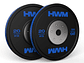 Par Bumper Plates Color Stripe 20kg | HWM - Miniatura 1