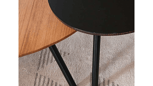 MESA DE CENTRO MEDULAR AULA NOGAL