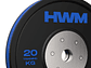 Par Bumper Plates Color Stripe 20kg | HWM - Miniatura 2