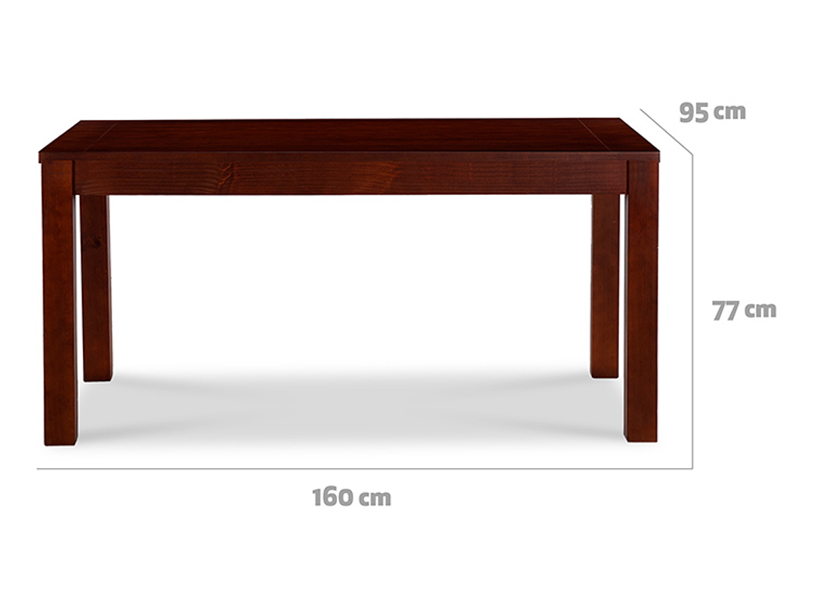 JUEGO DE COMEDOR CIC ÑUBLE PU 6 SILLAS CHOCOLATE 4