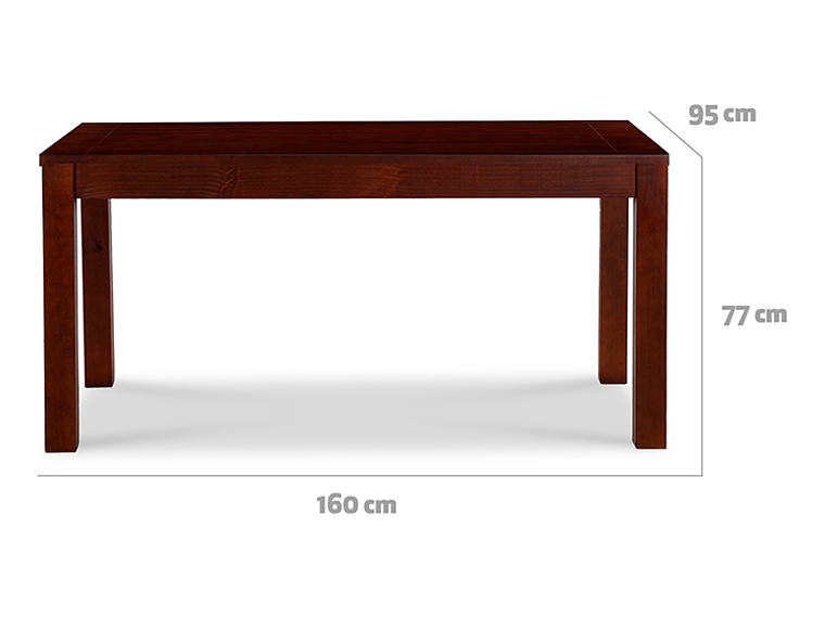 JUEGO DE COMEDOR CIC ÑUBLE PU 6 SILLAS CHOCOLATE 4