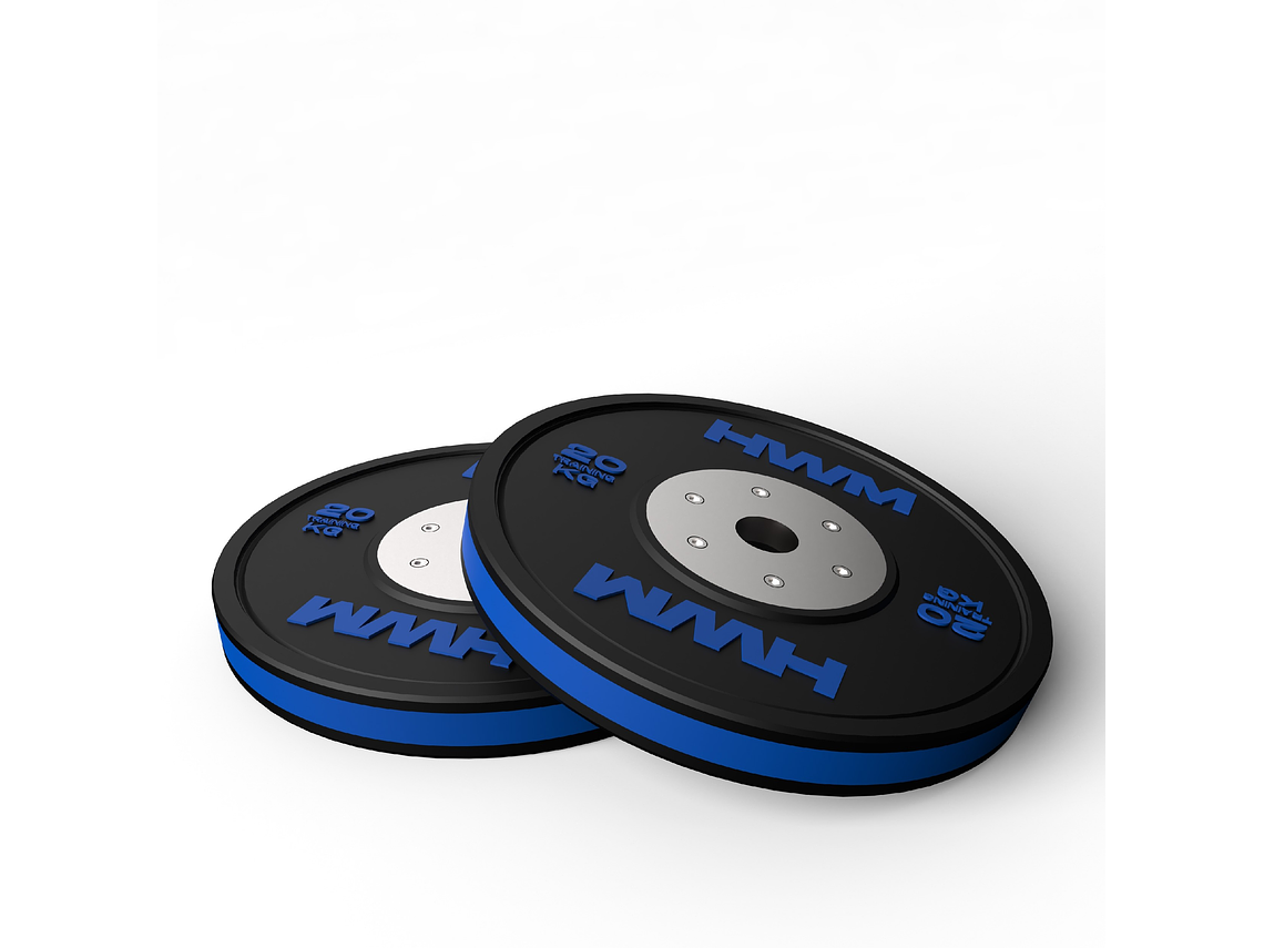 Par Bumper Plates Color Stripe 20kg | HWM 3