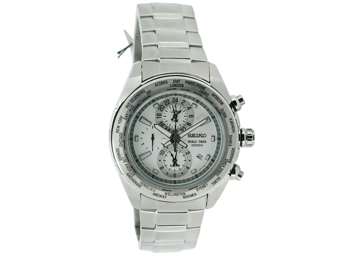 RELOJ DE PULSERA SEIKO SPL029P1 HOMBRE CRITERIA WORLDTIMER 1