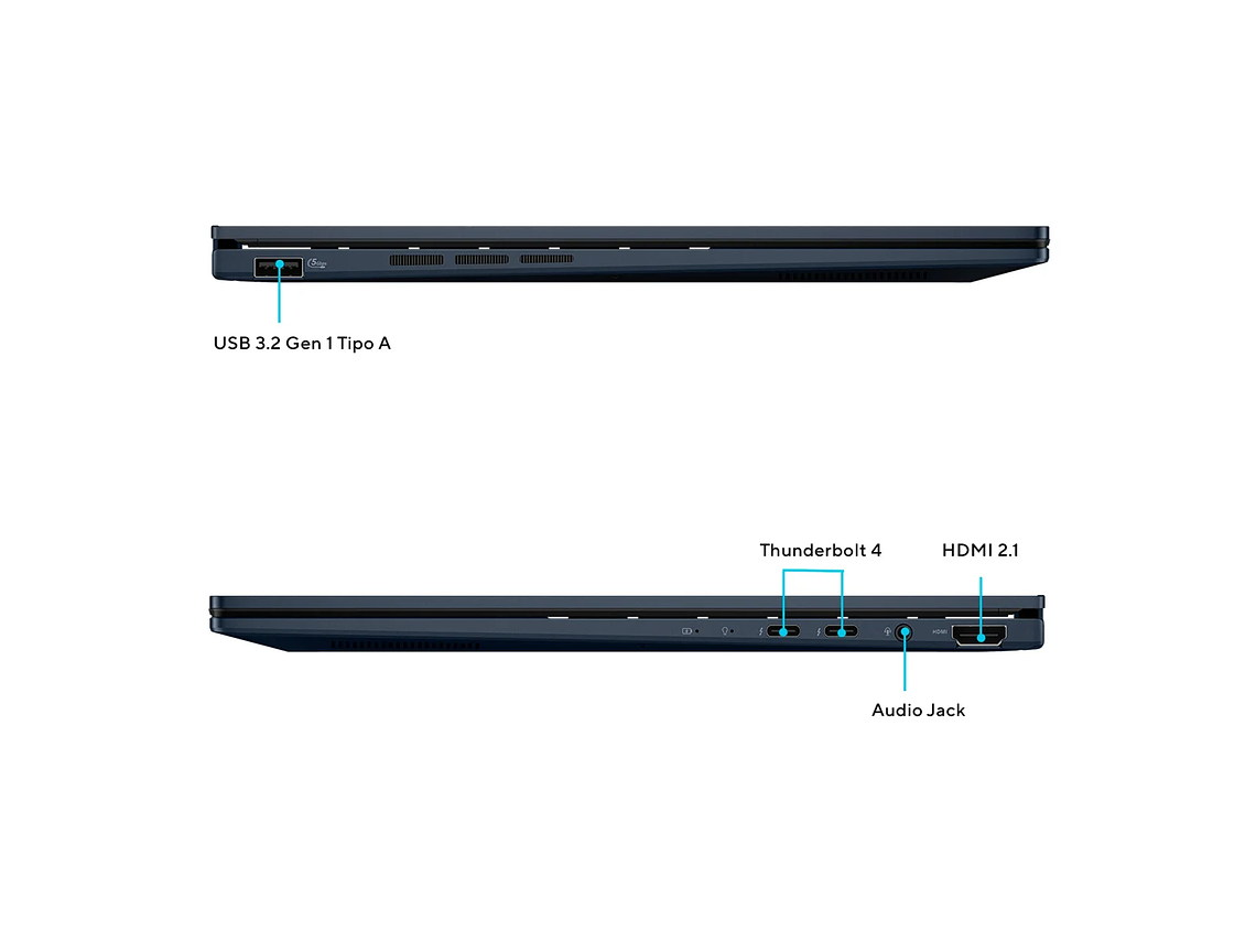 NOTEBOOK ASUS ZENBOOK 14 UX3405 INTEL CORE ULTRA 7 16GB RAM 1TB SSD TOUCH 14” 4