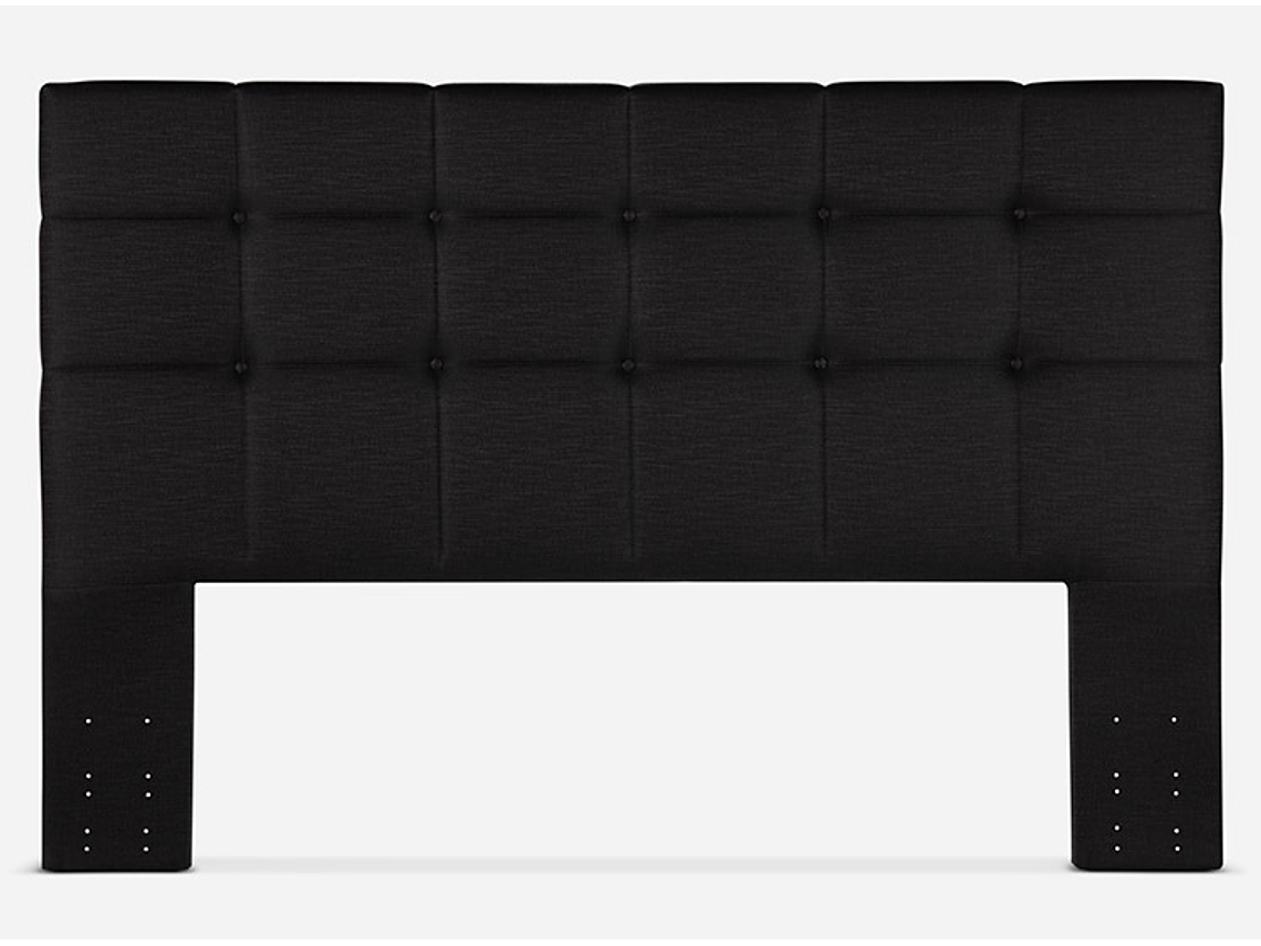 JUEGO DE DORMITORIO ROSEN CAMA EUROPEA TEMPO KING + RESPALDO ISSEY GRAFITO 3