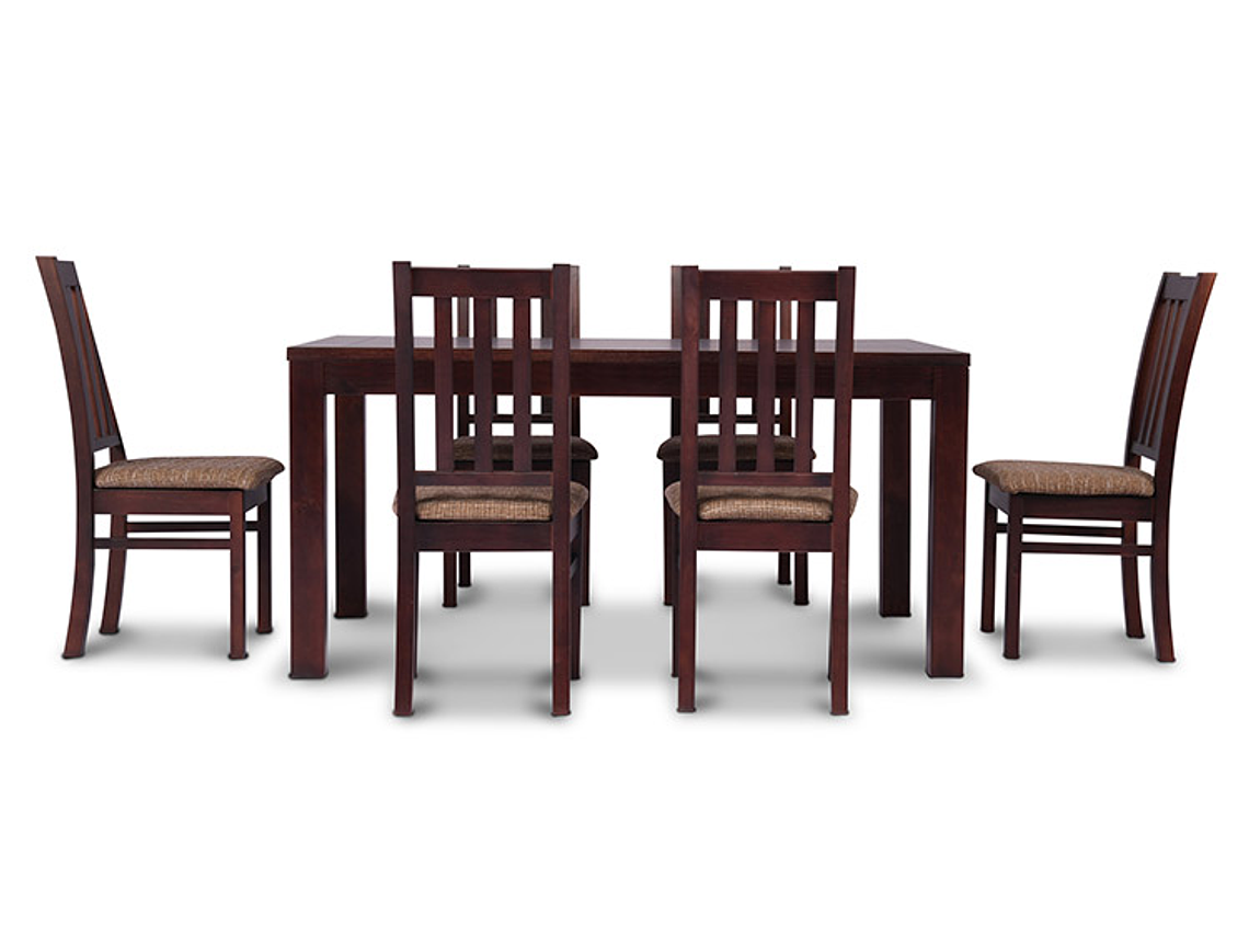 JUEGO DE COMEDOR CIC ÑUBLE 6 SILLAS 1