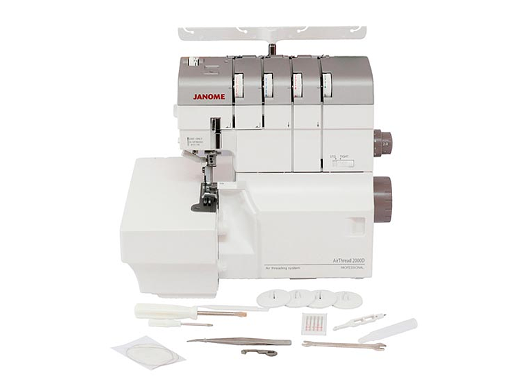 MÁQUINA OVERLOCK JANOME AIRTHREAD 2000D 3