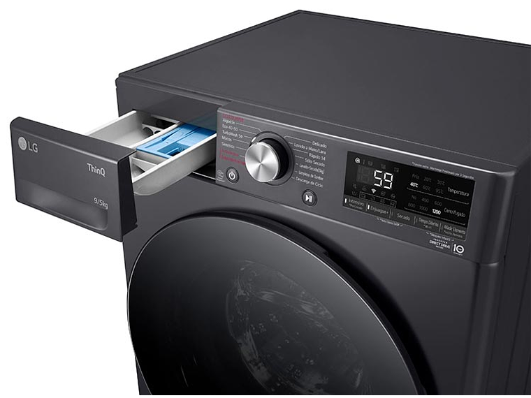 LAVADORA SECADORA LG WD9MVC4S6 9KG/5KG NEGRO 3