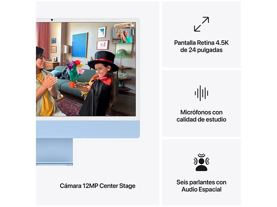 IMAC M4 (CPU 10NUC Y GPU 10NUC) 16GB RAM 256GB SSD 24” 2