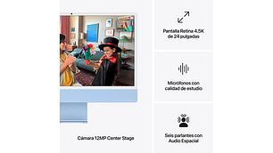 IMAC M4 (CPU 10NUC Y GPU 10NUC) 16GB RAM 256GB SSD 24”