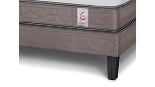 JUEGO DE DORMITORIO ROSEN CAMA EUROPEA NEW STYLE 6 2 PLAZAS + MUEBLES VENETO + TEXTIL