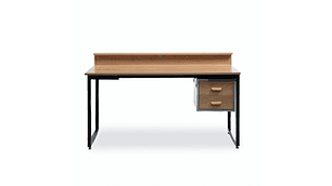 ESCRITORIO NECTAR MADERA ACACIA 2 GAVETAS 85*140*62CM METAL