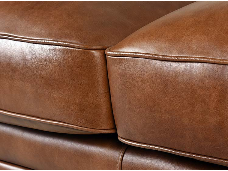 SOFÁ CIC CHESTERFIELD SIENA 3 CUERPOS CUERO CHOCOLATE 4