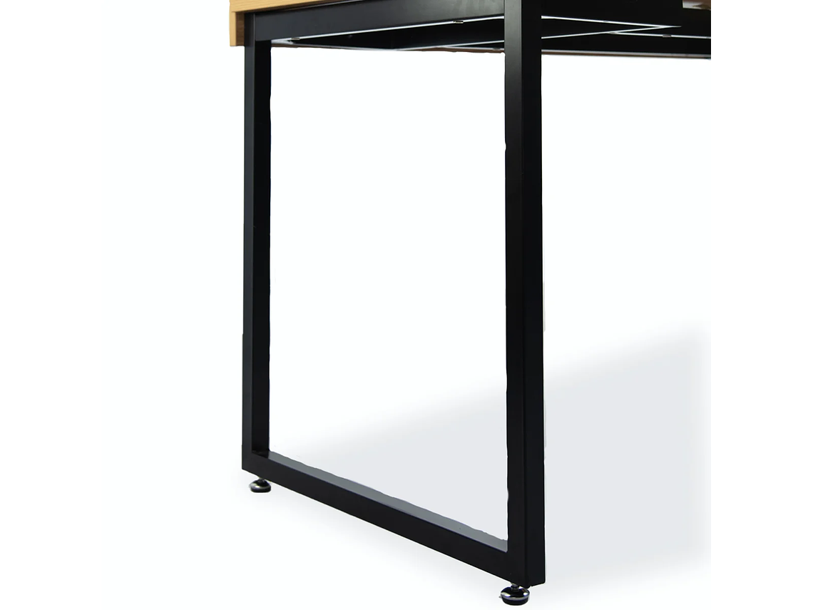 ESCRITORIO NECTAR MADERA ACACIA 2 GAVETAS 85*140*62CM METAL 2